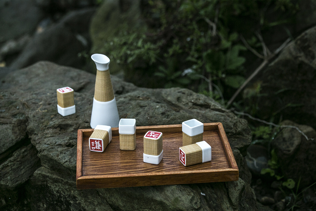 陈子昂故里《感遇》酒具（图ZMzQzNDY3NzI4） - 包装 - 站酷设计师赵国艺术设计原创素材 - 站酷ZCOOL