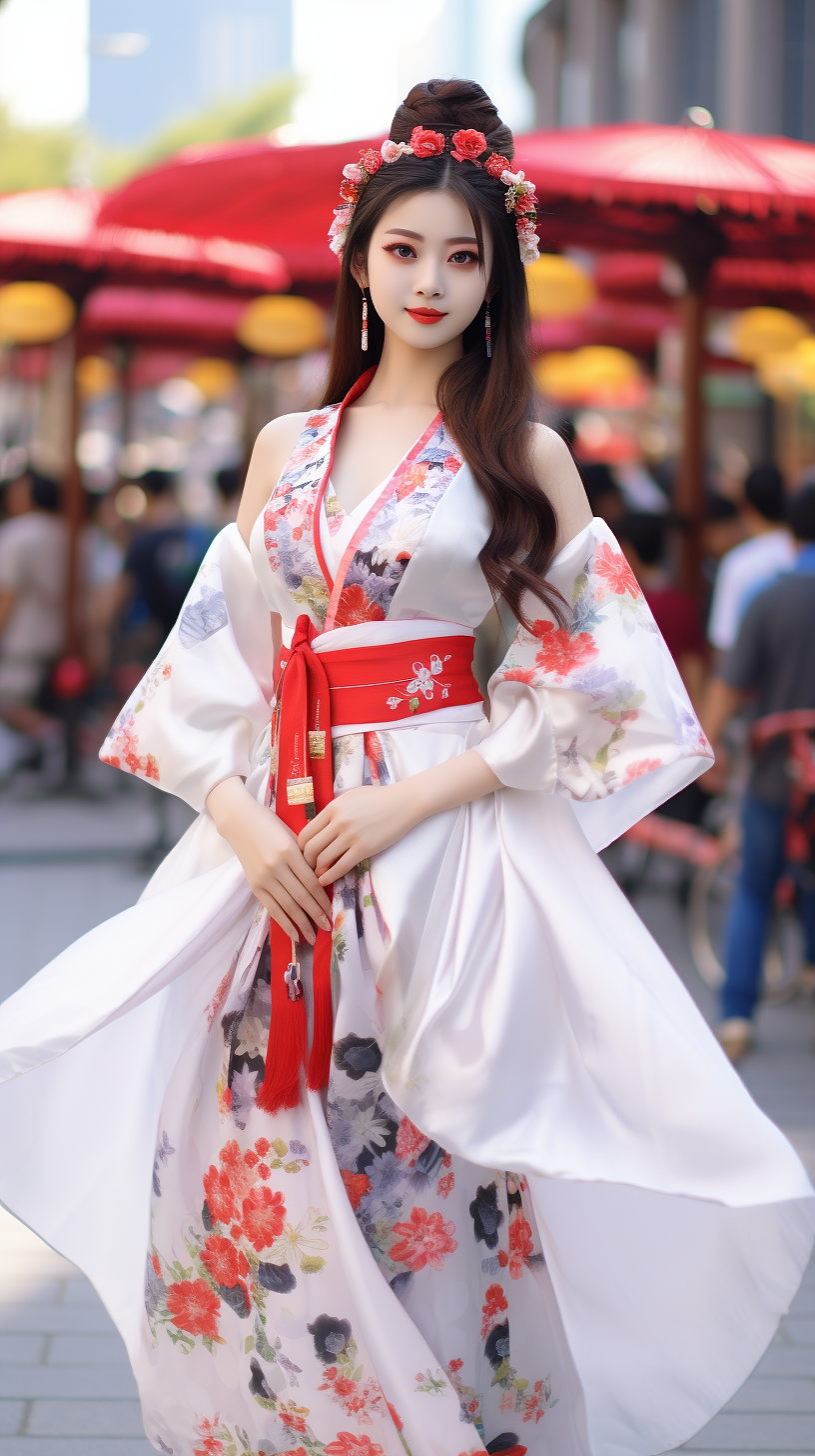 穿汉服的小姐姐8|汉服设计