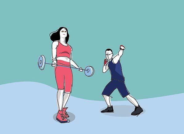 健身宣傳單頁設計，插畫（圖ZMzEzNDMwOTY4） - 宣傳物料 - 站酷設計師葉智慧原創(chuàng)素材 - 站酷ZCOOL