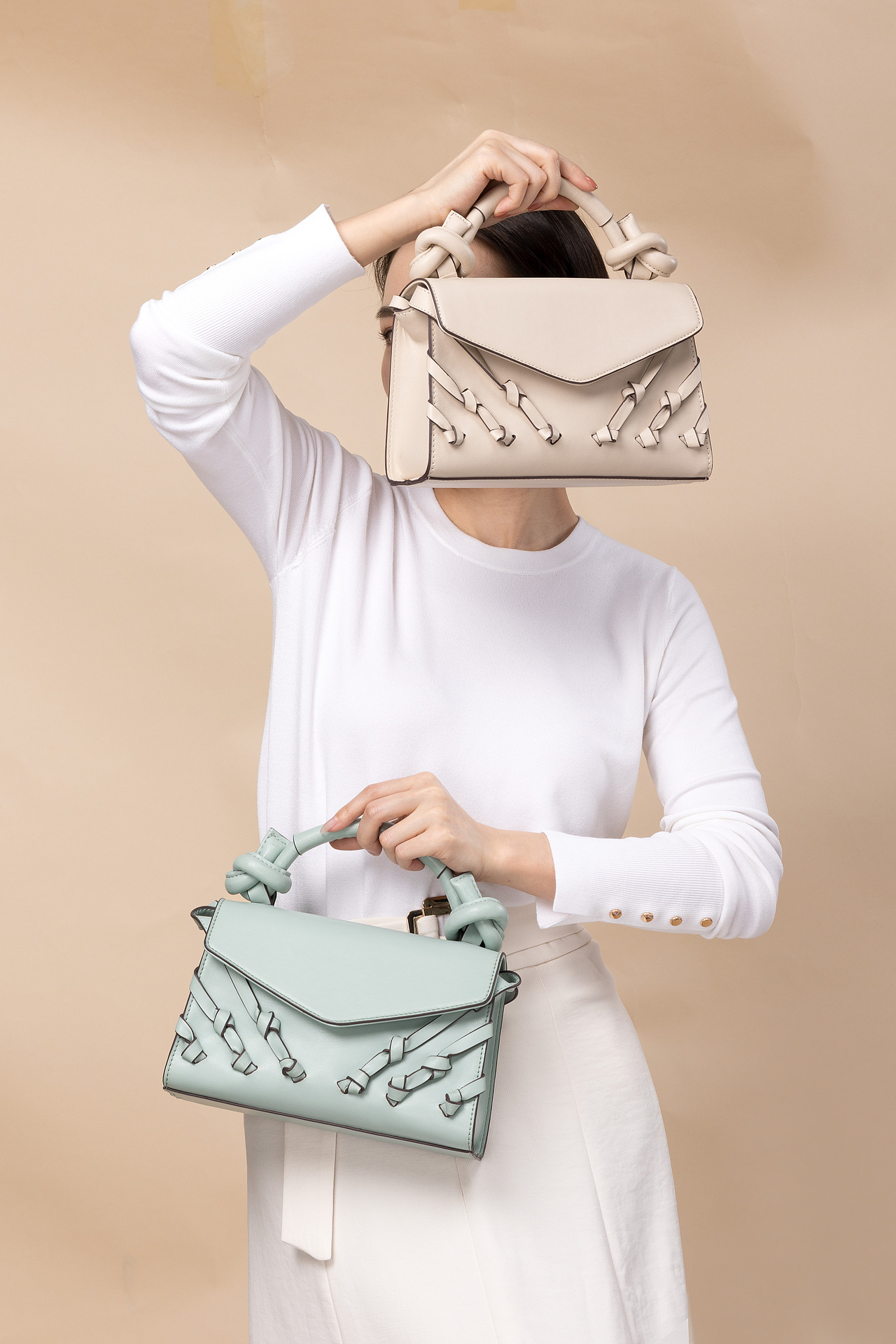 皮具 人像模特的拍摄原片