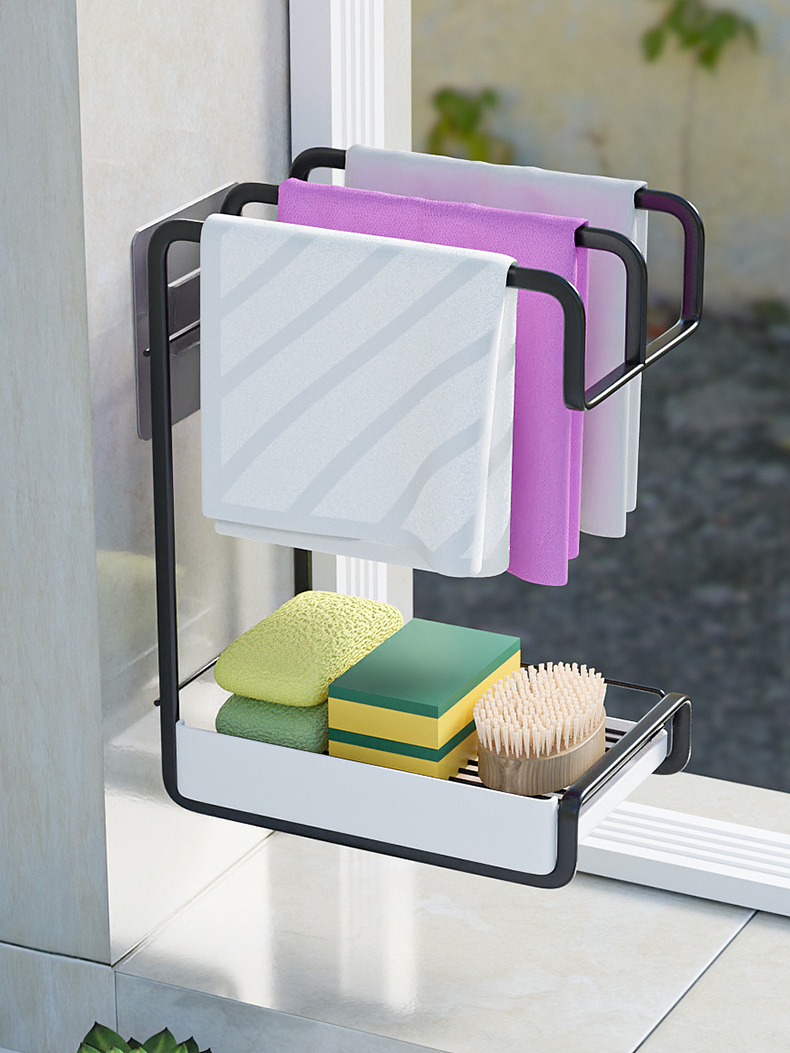 抹布置物架