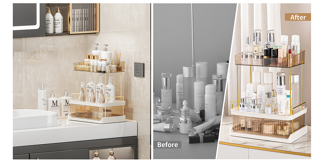 亚马逊--化妆品收纳架