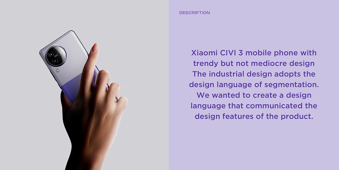 小米Xiaomi Civi3面体研究（图ZMzQ4OTAxMzky） - 产品 - 站酷设计师YumLab原创素材 - 站酷ZCOOL