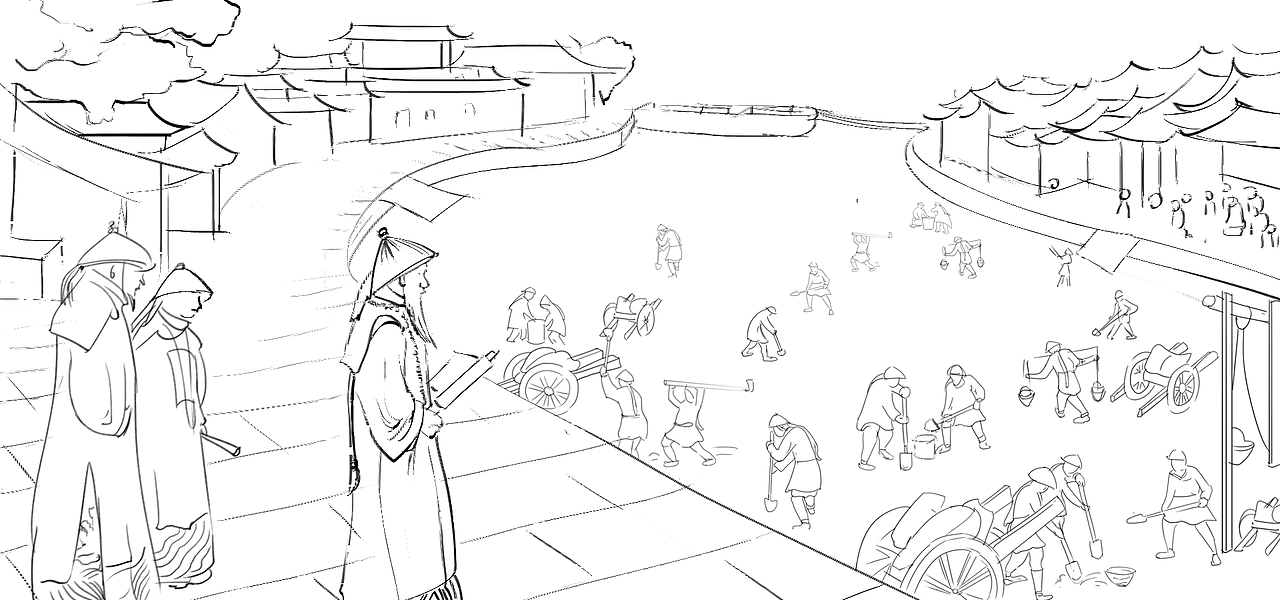 (2)科技馆博物馆-多媒体互动方案-分镜氛围图 手绘