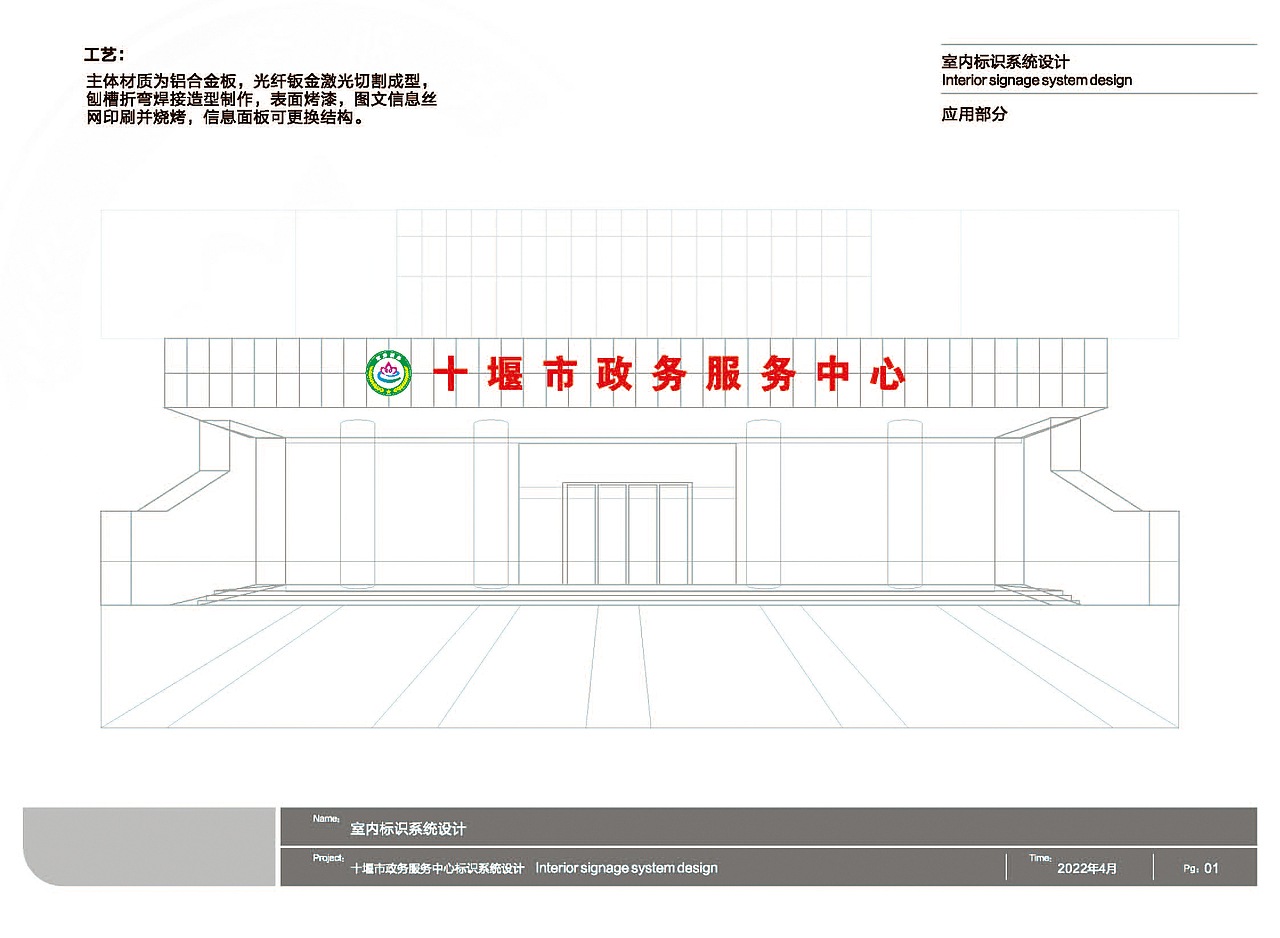 市民服务中心导视方案