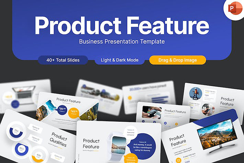 40页创意大气企业合作商业计划商务通用国外PPT模板