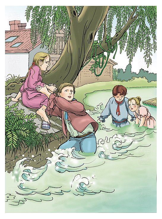 连环画、插图、名著早年为图书插画