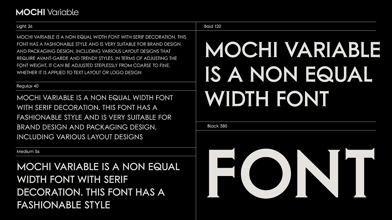 MOCHI Variable 免费商用可变英文字体（图ZMzQ5MjA0MTIw） - 字体/字形 - 站酷设计师一个墨水池原创素材 - 站酷ZCOOL