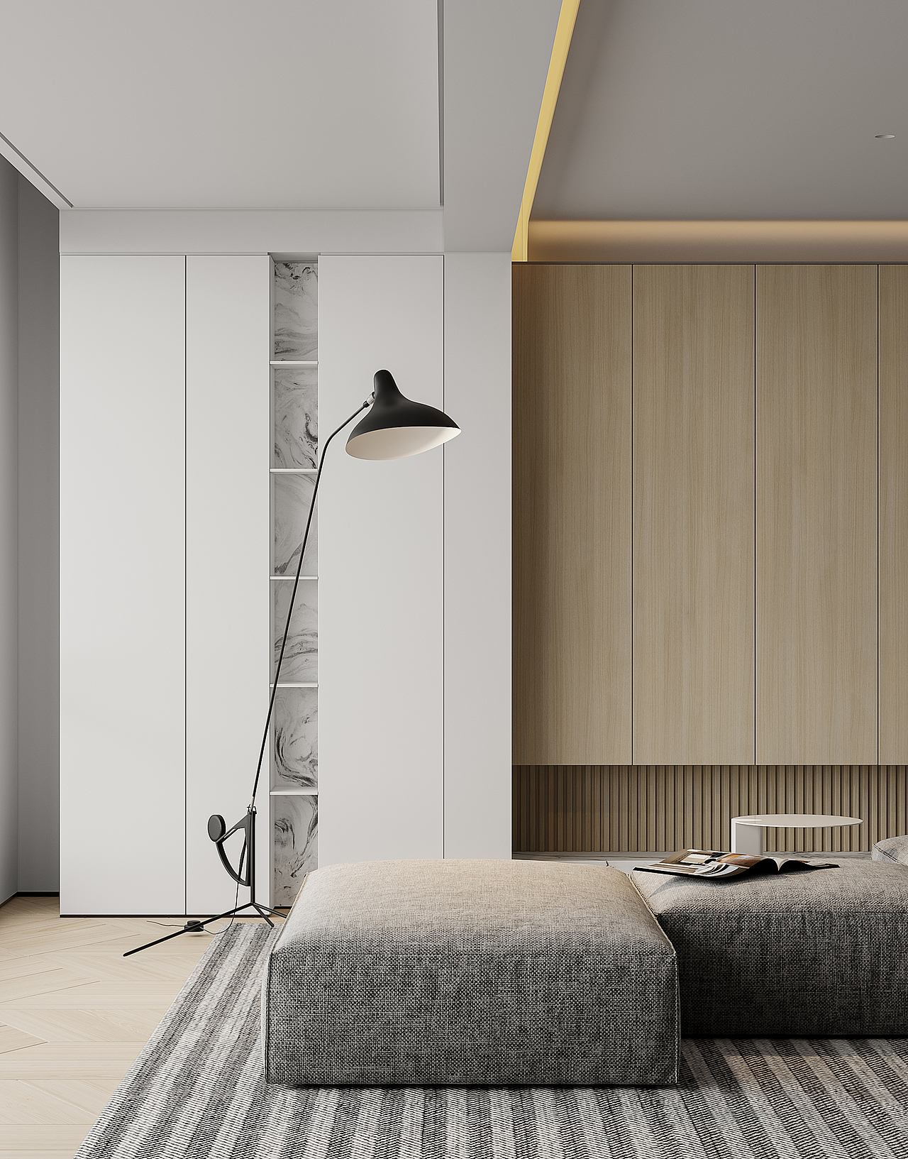 INITIAL-STUDIO 现代极简家装表现（图ZMzIyMTM3NDc2） - 家装设计 - 站酷设计师梵舍视觉原创素材 - 站酷ZCOOL