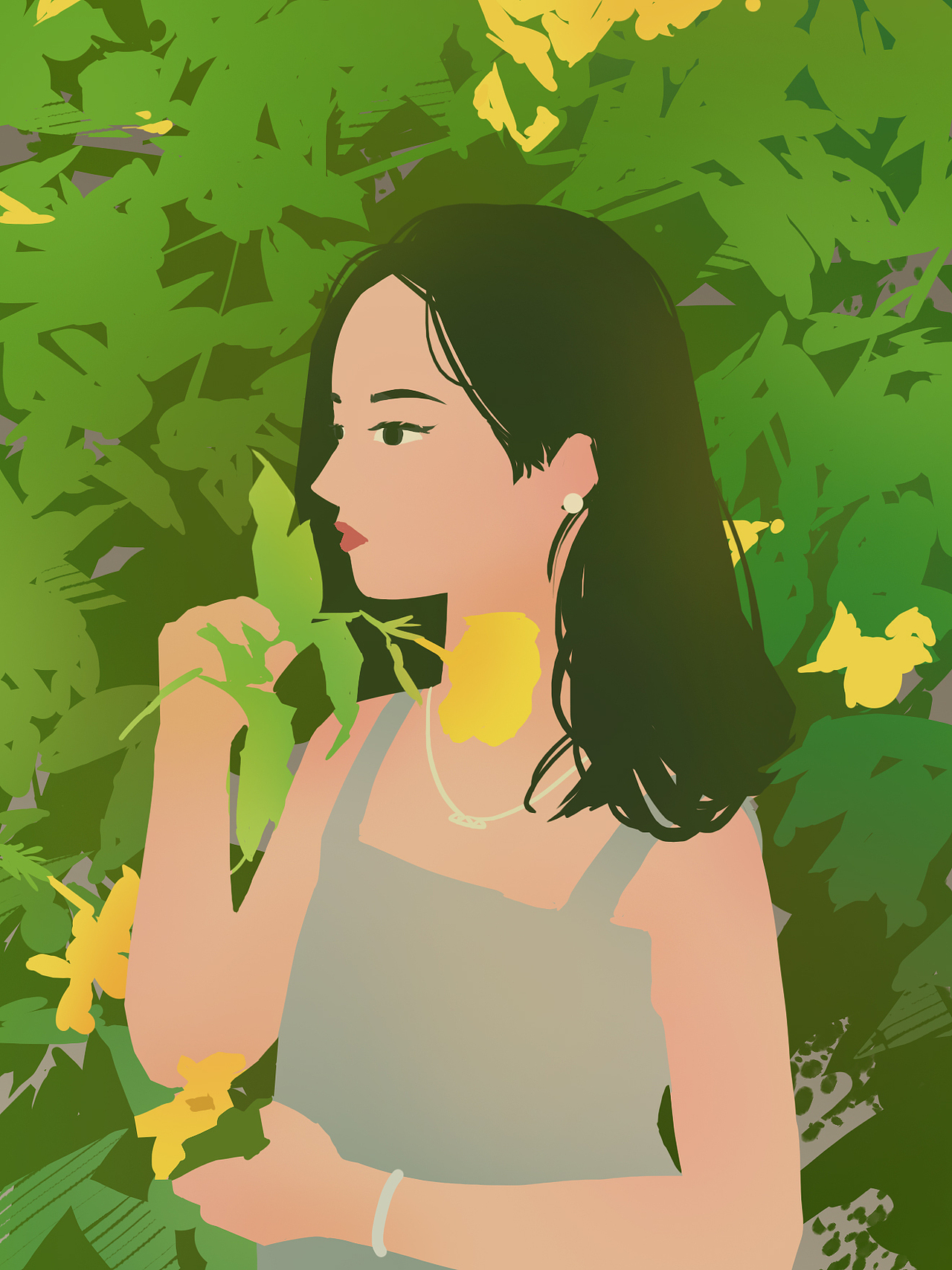 速涂作品《光影》