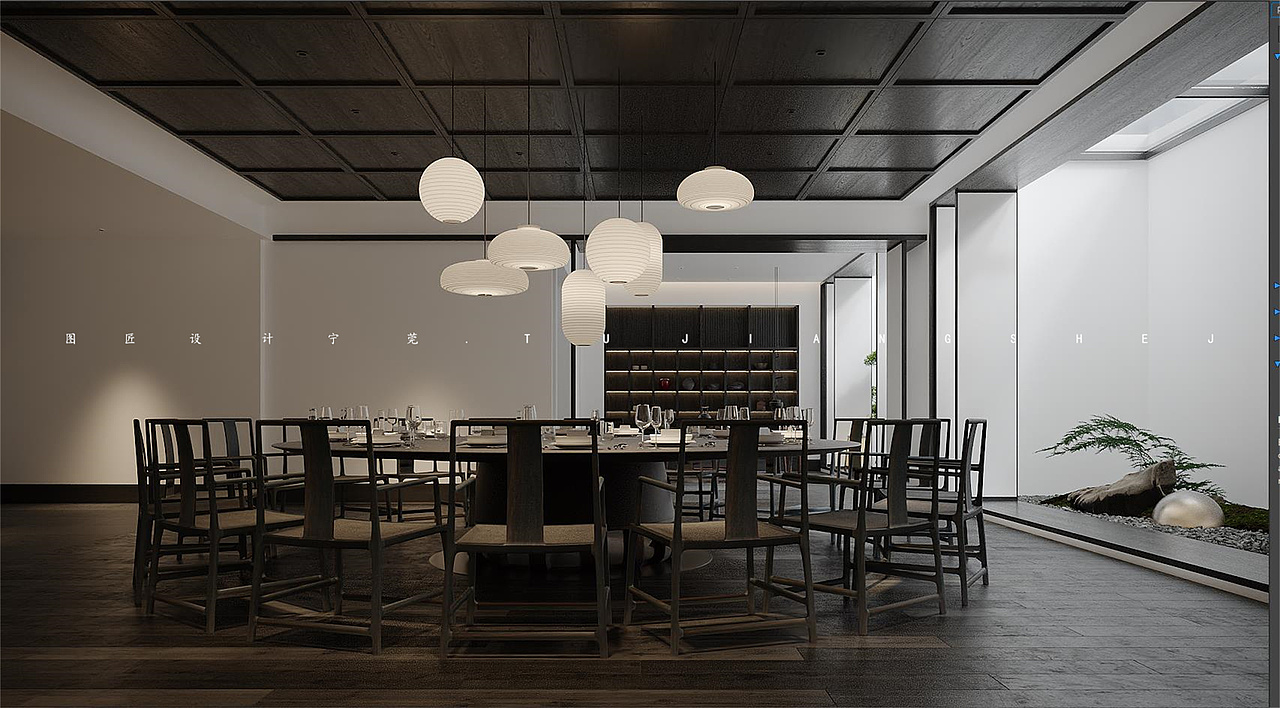 从无到有，一步一景都是细节 | 中式茶室会所