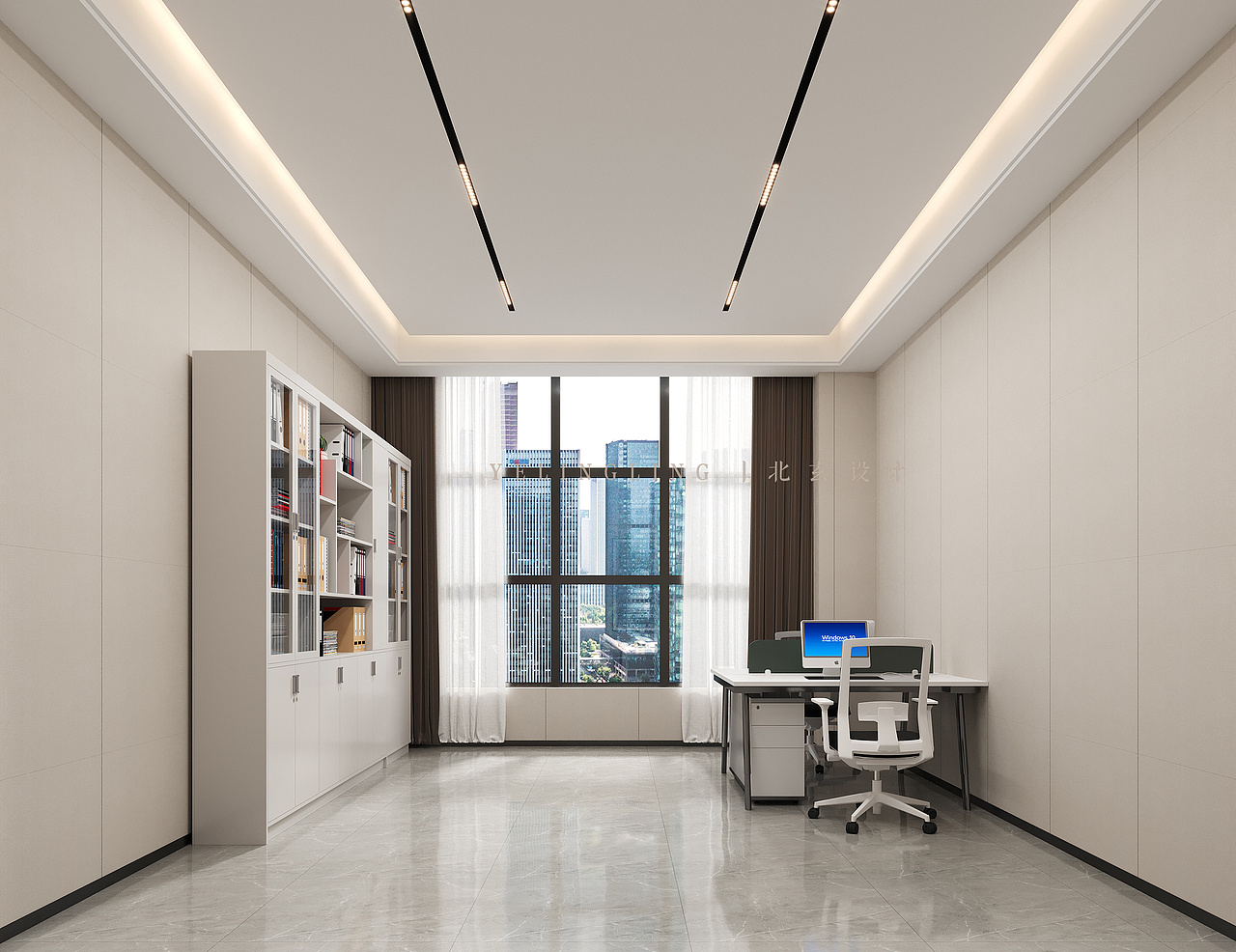 办公室设计 | 人道我居城市里 我疑身在万山中