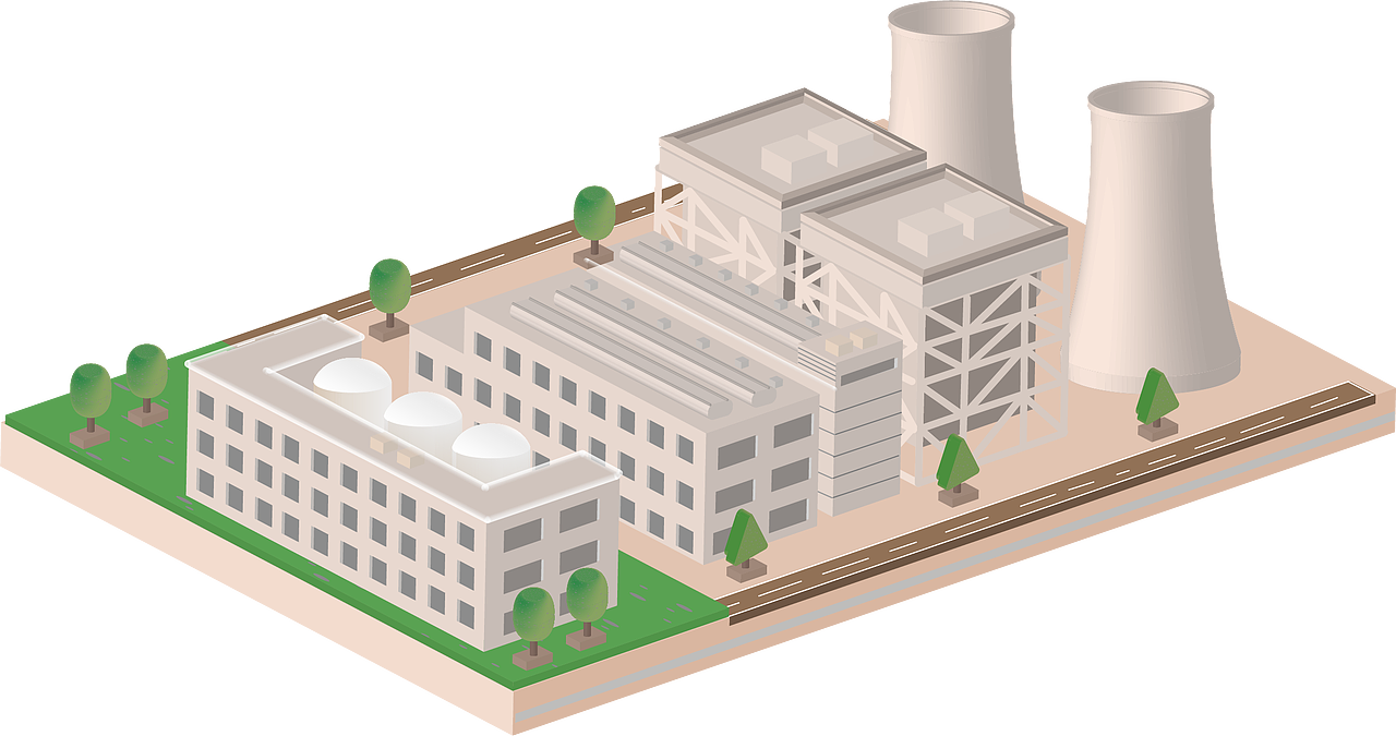 矢量发电厂（图ZMzU3MTE3Njc2） - 建筑/空间 - 站酷设计师Z992943853原创素材 - 站酷ZCOOL