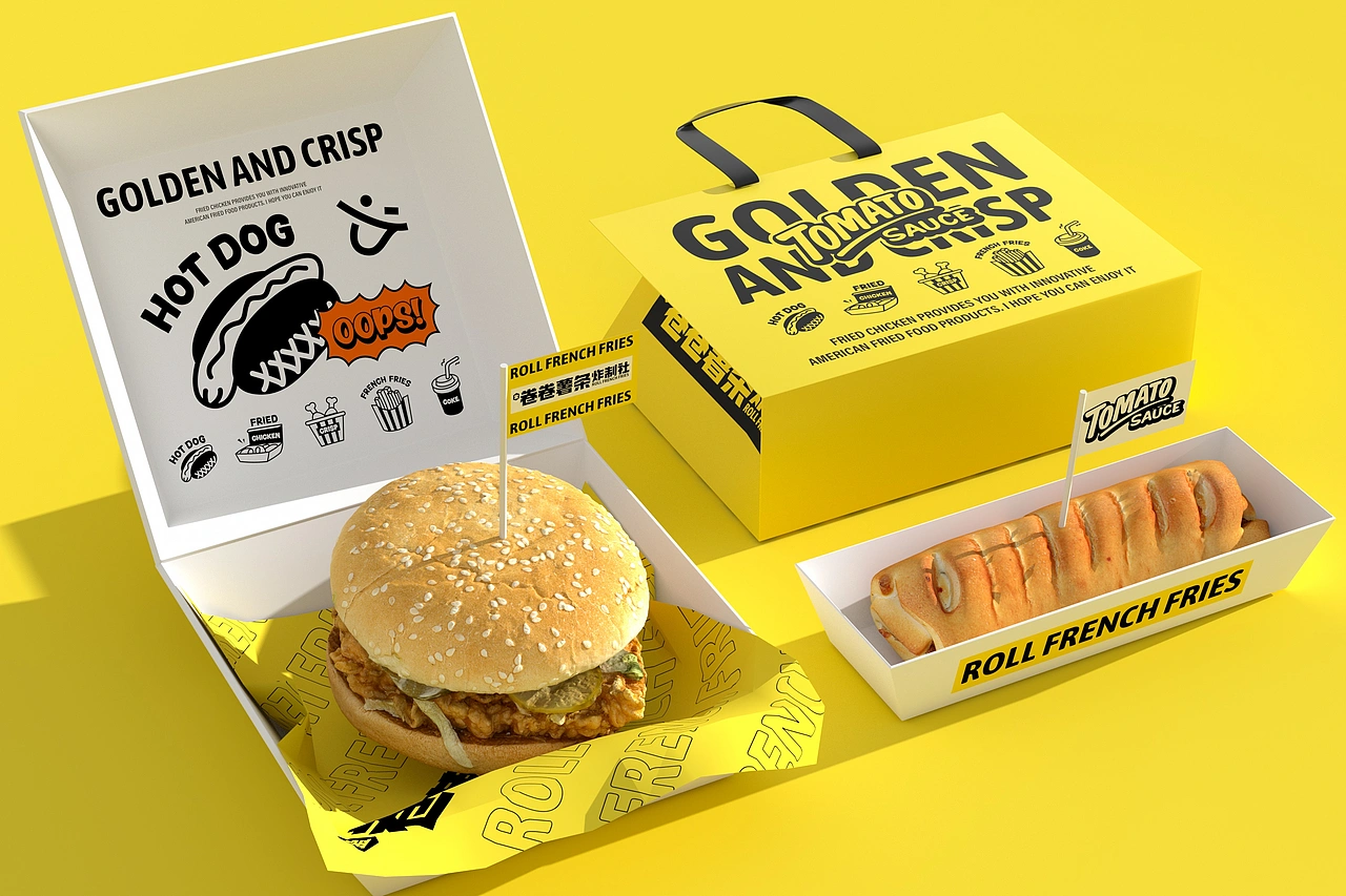 卷卷薯条-餐饮策略视觉设计