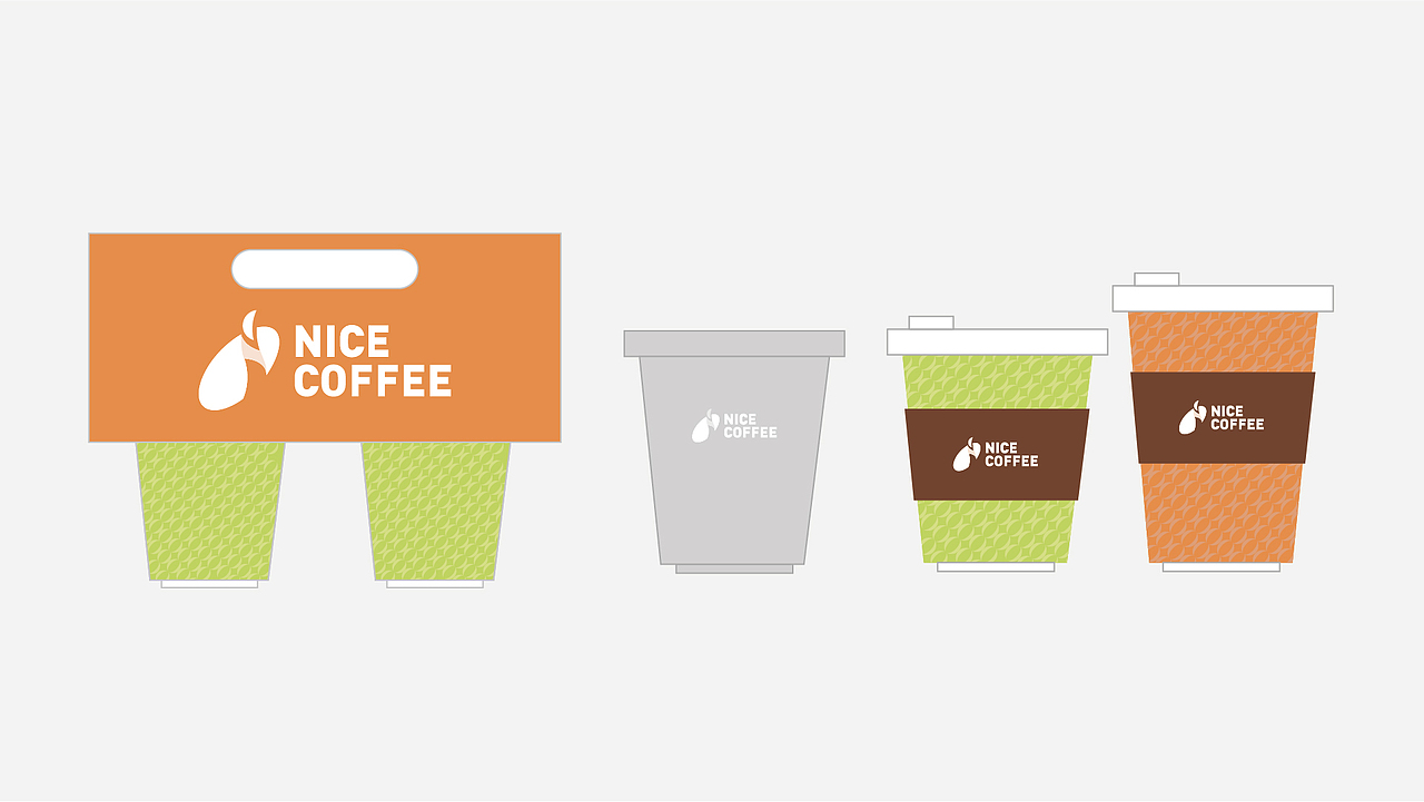 NICE COFFEE BRAND 咖啡品牌设计（图ZMzA5MDcxNzQ0） - 品牌 - 站酷设计师太阳小王子原创素材 - 站酷ZCOOL