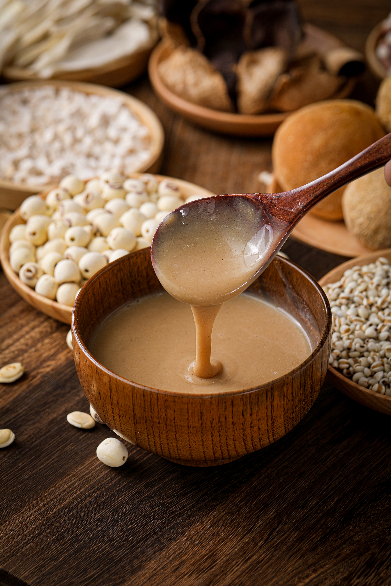 八珍粉 八珍糕 怀山药粉茯苓糕脾胃健养即食早餐中药