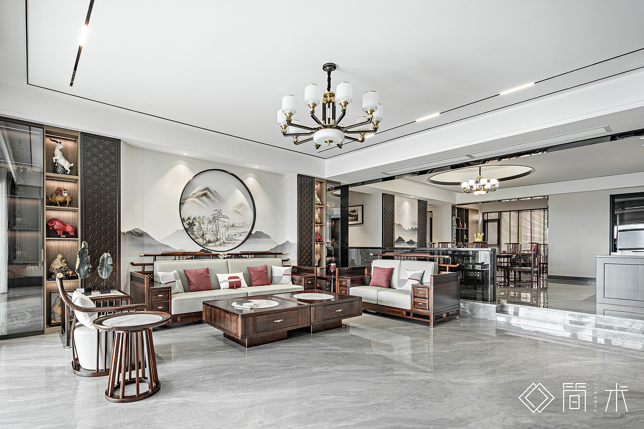 住宅空间摄影丨佛奥湾 - 新中式