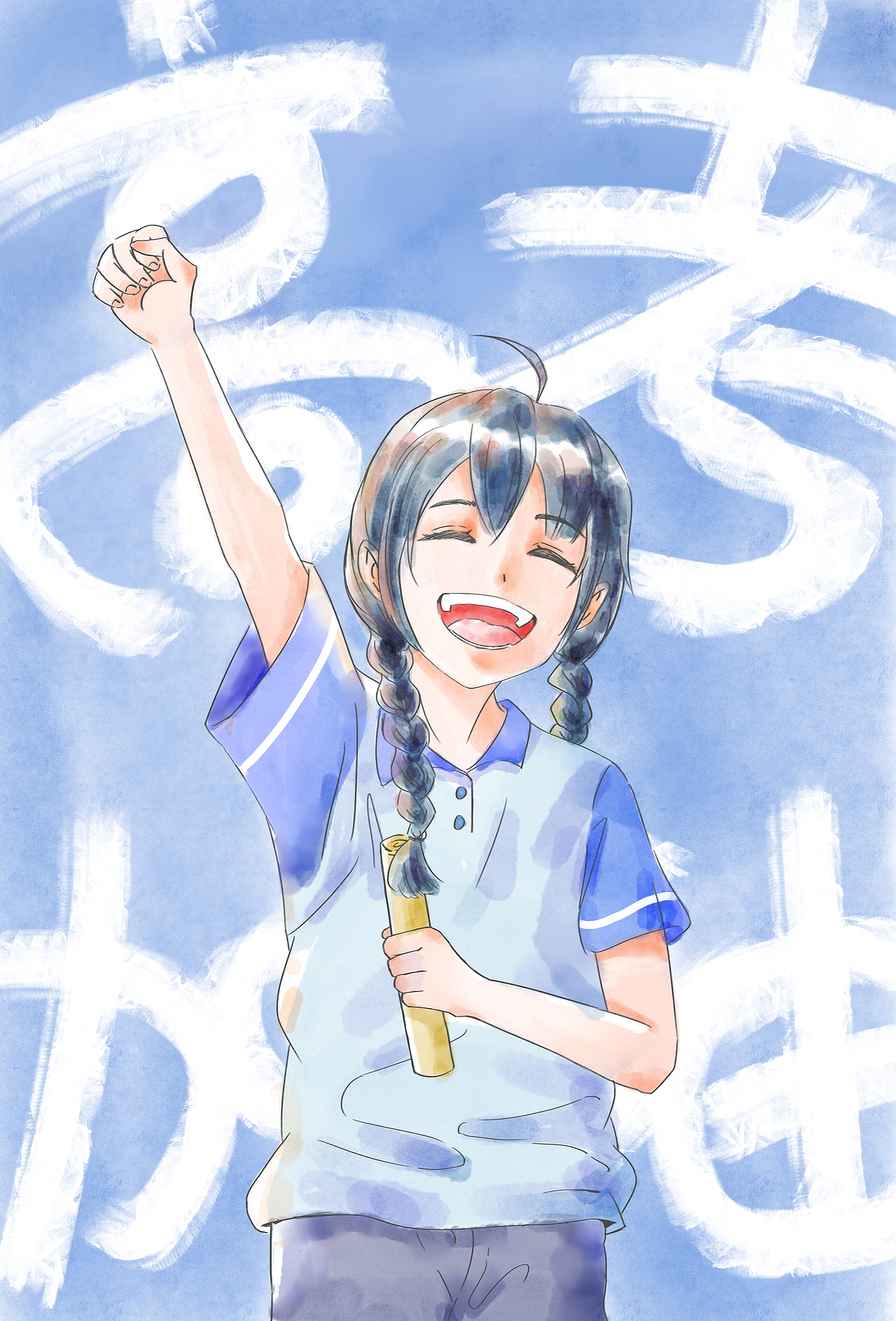 高考加油（图ZMzQyNDg0NjYw） - 儿童插画 - 站酷设计师今天我依然很宅原创素材 - 站酷ZCOOL