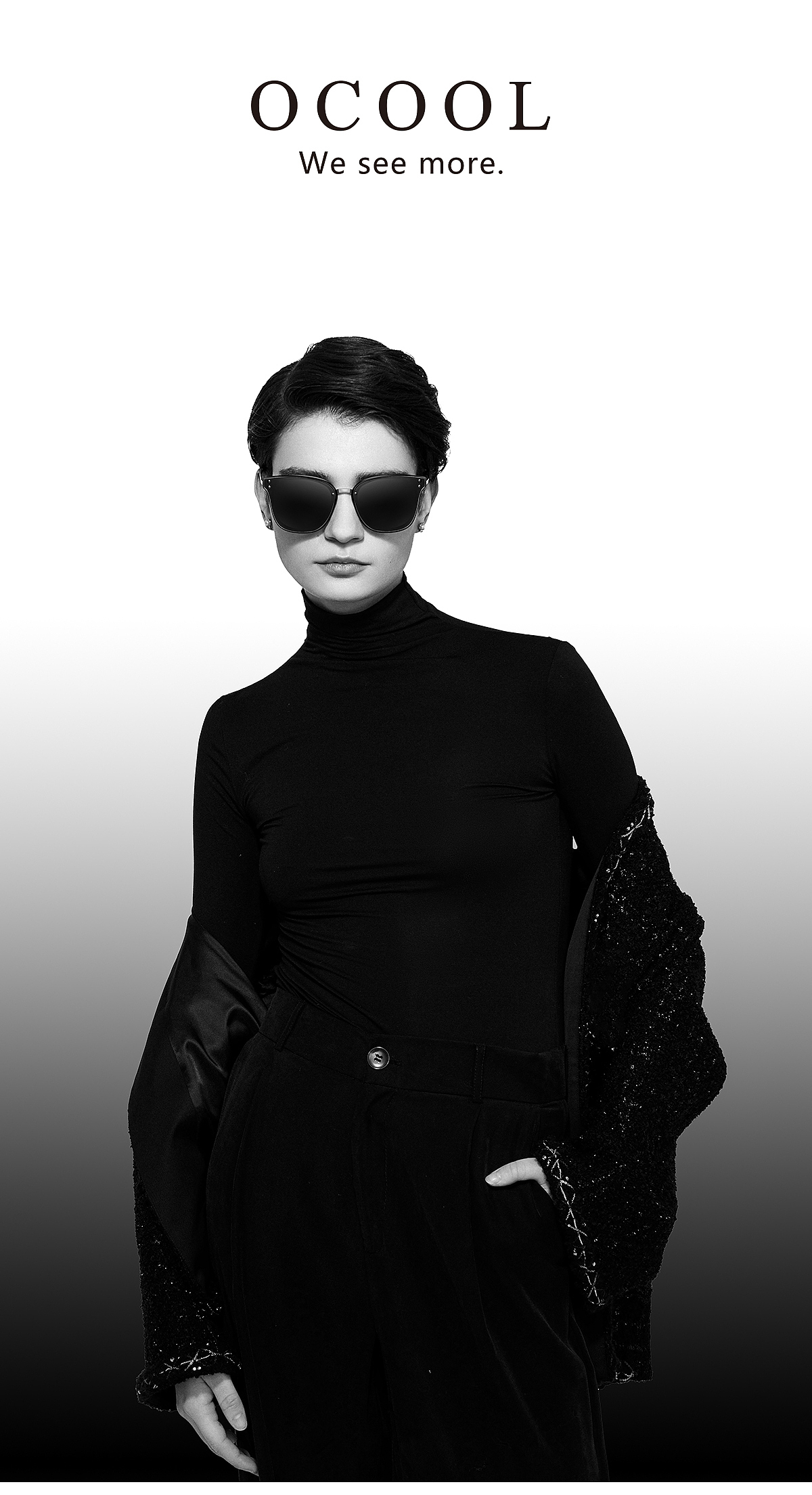 眼镜模特摄影 | OCOOL✖ 飞视觉FLY VISION