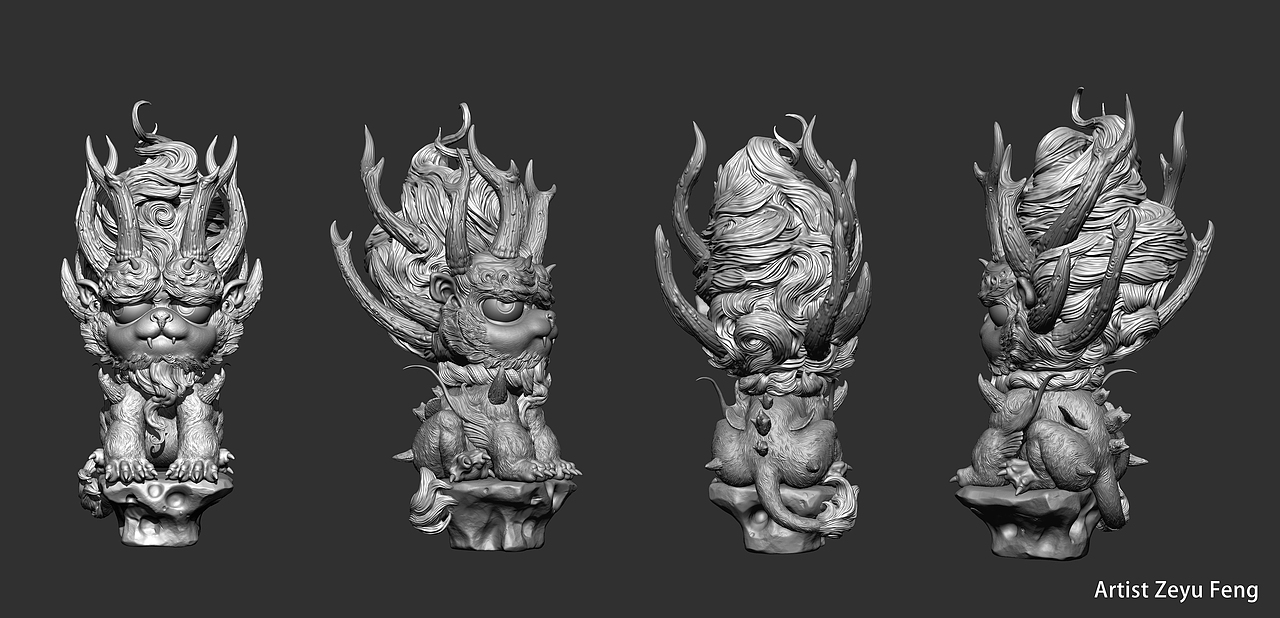 【临摹】镇墓萌兽