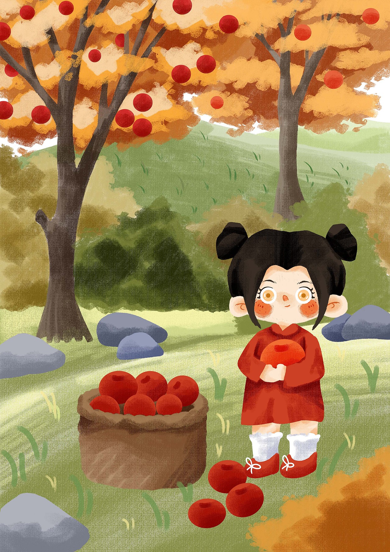 我的四季插画（图ZMjk5ODc2MDIw） - 商业插画 - 站酷设计师空情原创素材 - 站酷ZCOOL
