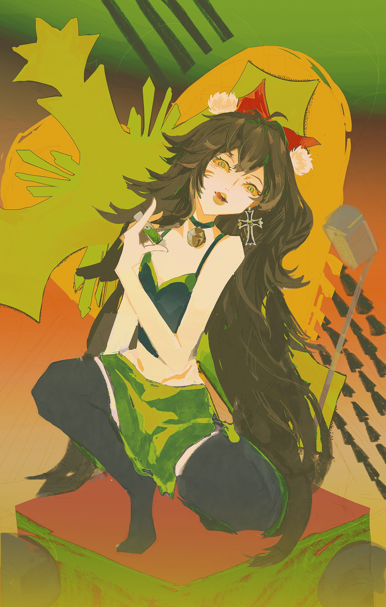 《中毒》（图ZMzYyMDA5ODU2） - 新锐潮流插画 - 站酷设计师SIMONA月鸦原创素材 - 站酷ZCOOL