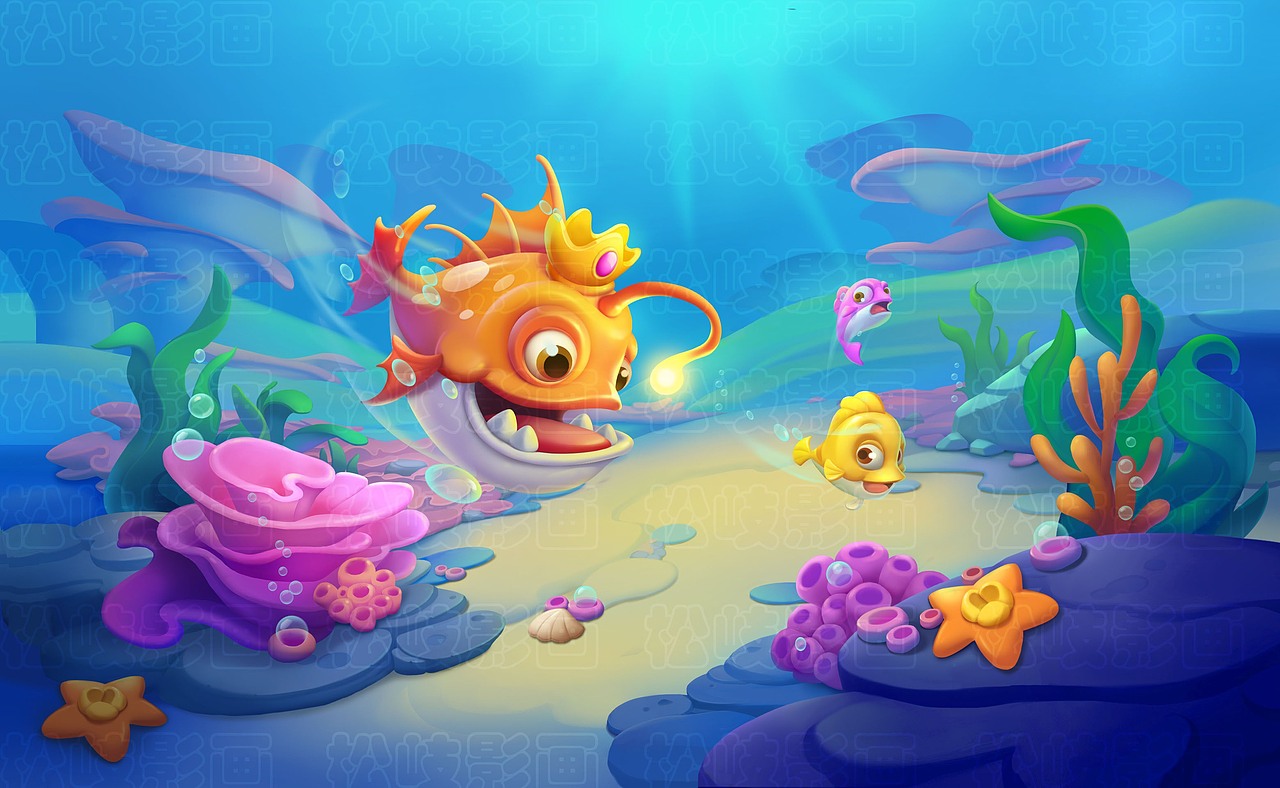 美术外包:成都松岐影画-海洋插图