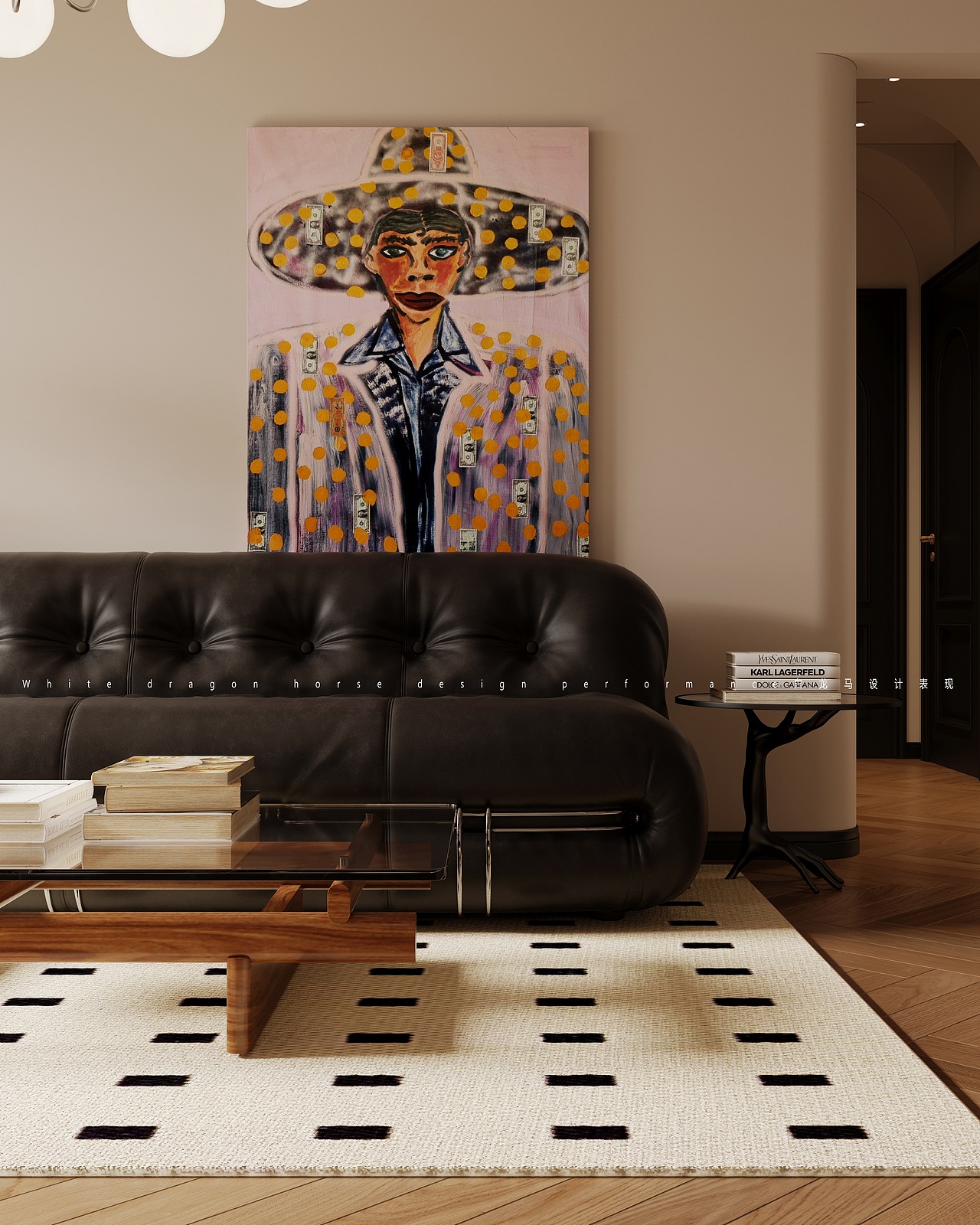 复古风——白龙马效果（图ZMzQ3NTkxODEy） - 家装设计 - 站酷设计师一只小娄娄原创素材 - 站酷ZCOOL