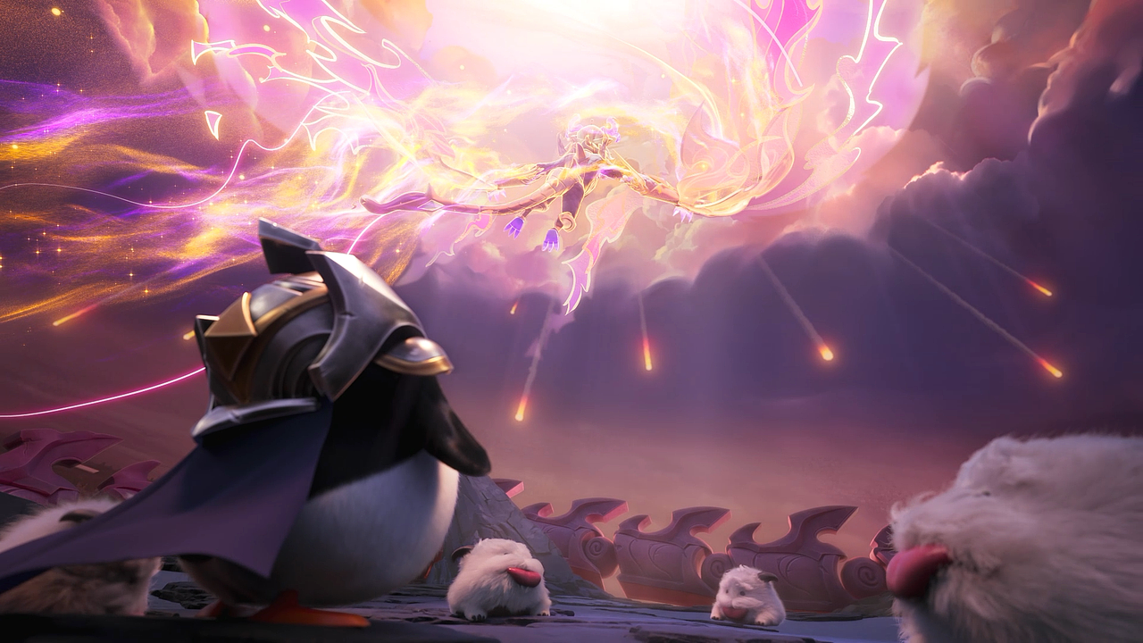 虽然大家都在看龙女,popic却注意到镜头前可爱的小魄罗呢~