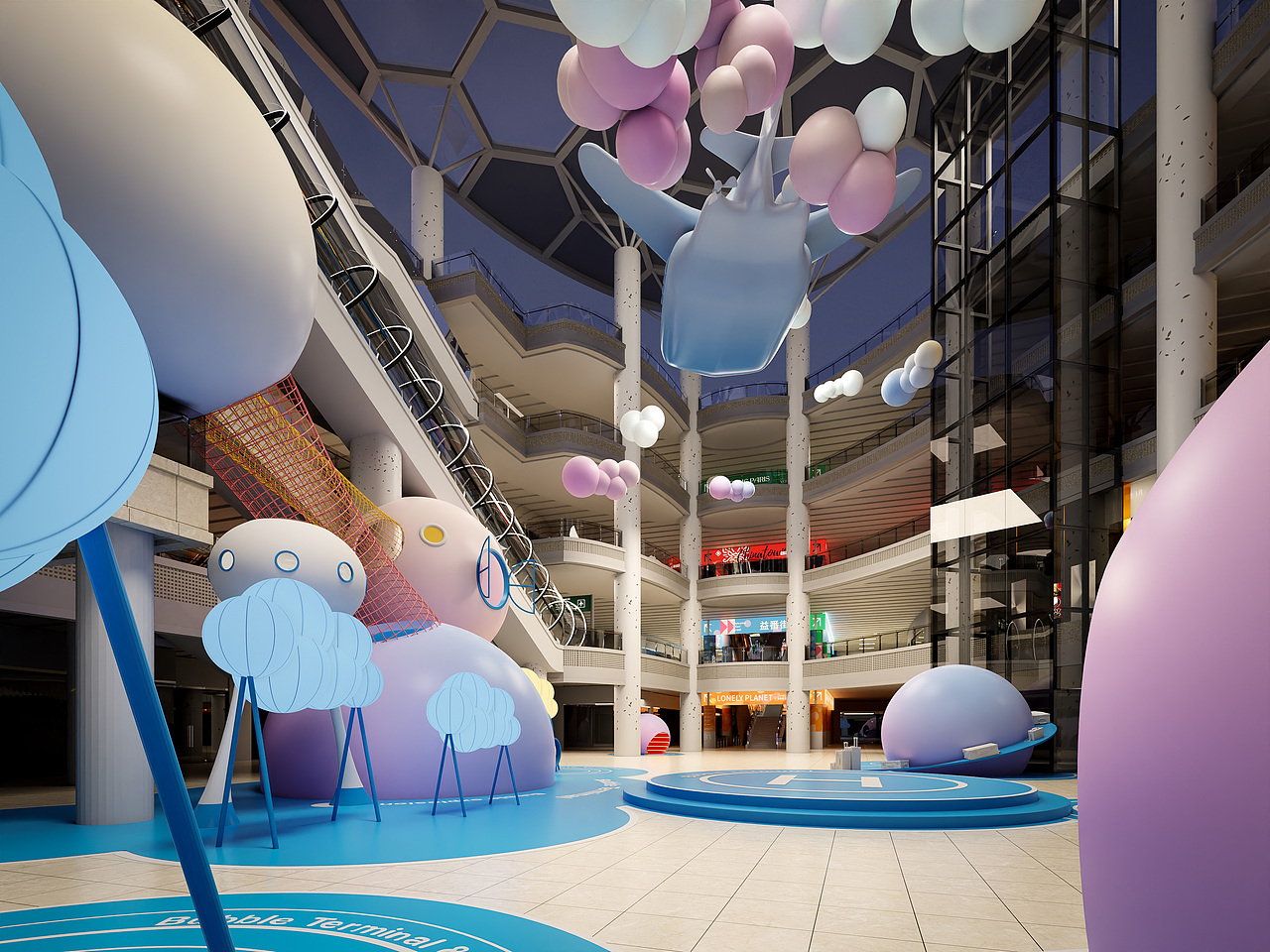 莆田益田假日世界（图ZMzA0NTI0MTQw） - 商业空间设计 - 站酷设计师xc1988原创素材 - 站酷ZCOOL
