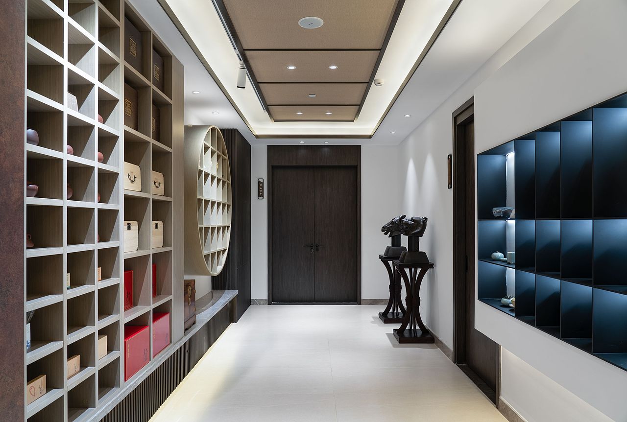 石家庄八马茶业新中式实景（图ZMzA0NjE2Nzg0） - 环境/建筑摄影 - 站酷设计师河北网高vr全景原创素材 - 站酷ZCOOL