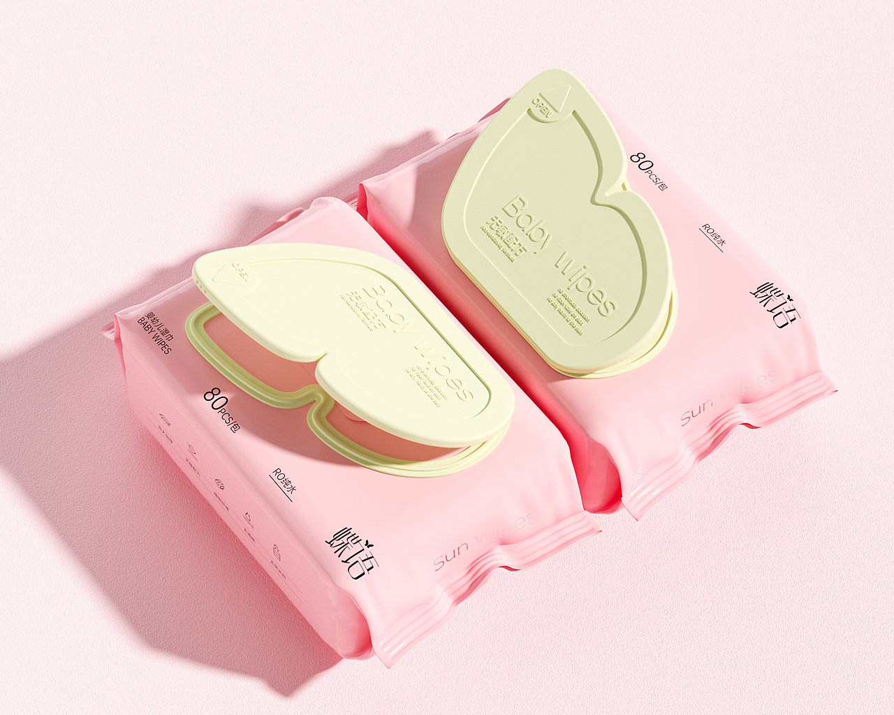 蝶语母婴洗护包装设计