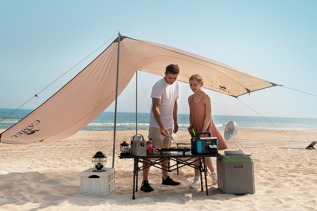 罗马仕雷霆系列 RS300-1500 户外电源拍摄