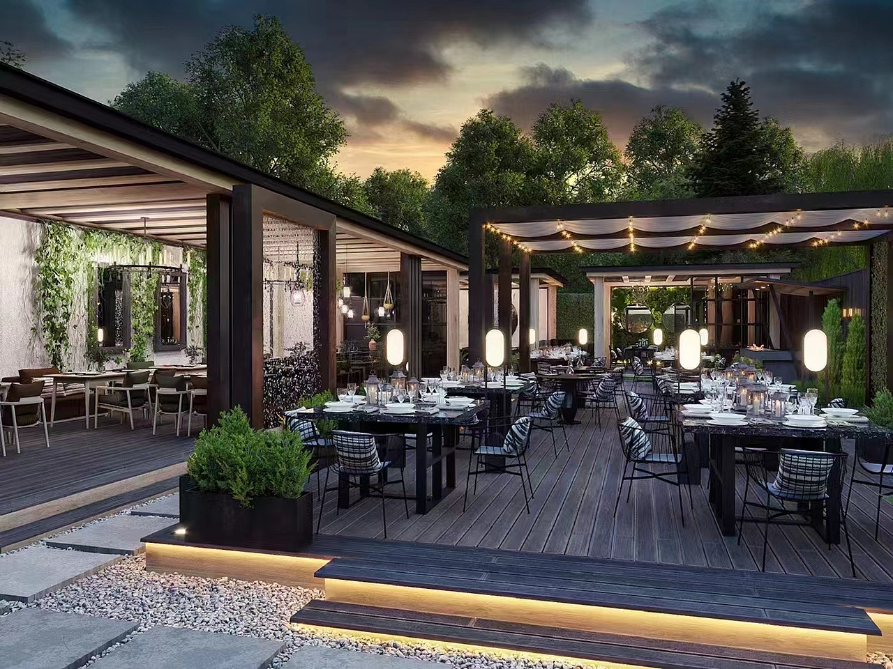 户外餐厅|美味佳肴,家人共享