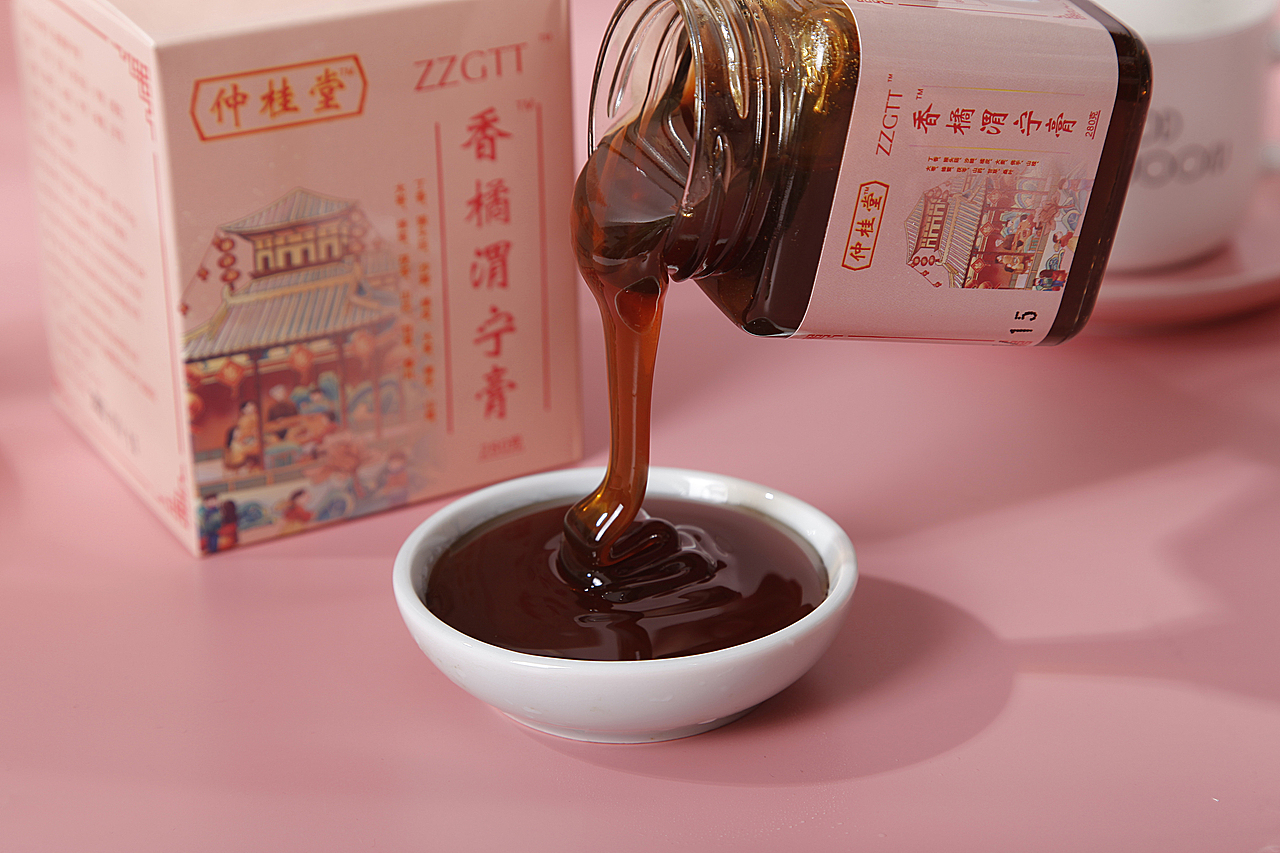 姜糖膏保健品拍摄药品菜品摄影郑州扬帆视觉电商摄影