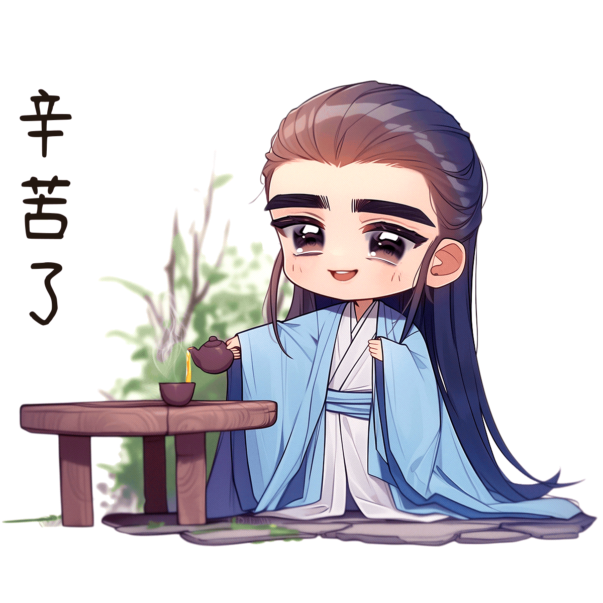 神君驾到-微信表情包设计