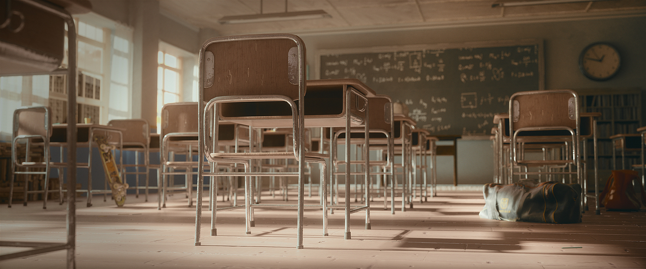 Classroom Interior Style Rendering 『2024』(图ZMzY5Mzc0ODIw) - 场景 - 站酷设计师LIANGNicholas原创素材 - 站酷ZCOOL