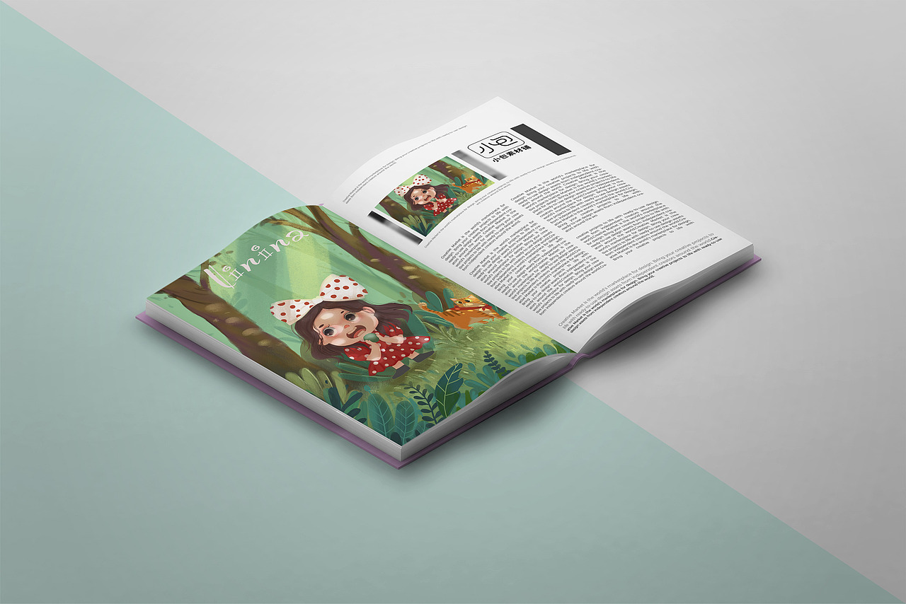 儿童插画封面案例（图ZMzAyMzkzODIw） - 绘本 - 站酷设计师ninaninababay原创素材 - 站酷ZCOOL