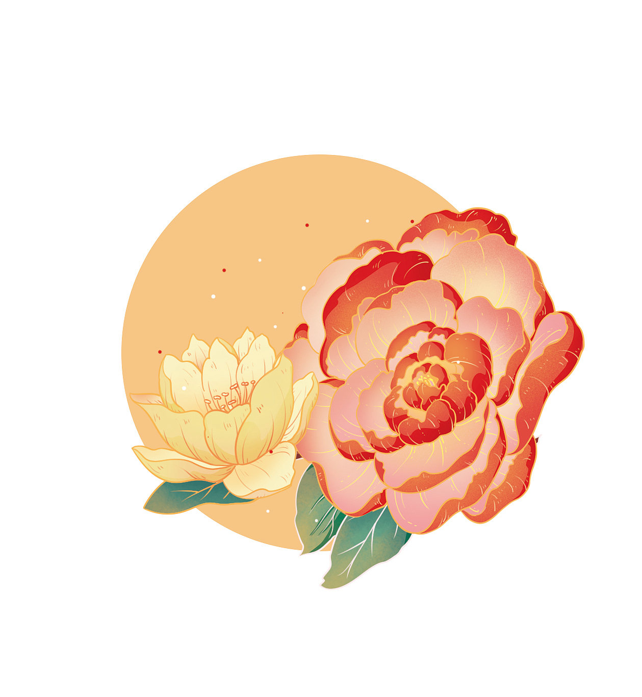 兔年年礼盒包装插画设计（图ZMzIzMDkwMDg4） - 商业插画 - 站酷设计师Amya_爱吃荔枝原创素材 - 站酷ZCOOL