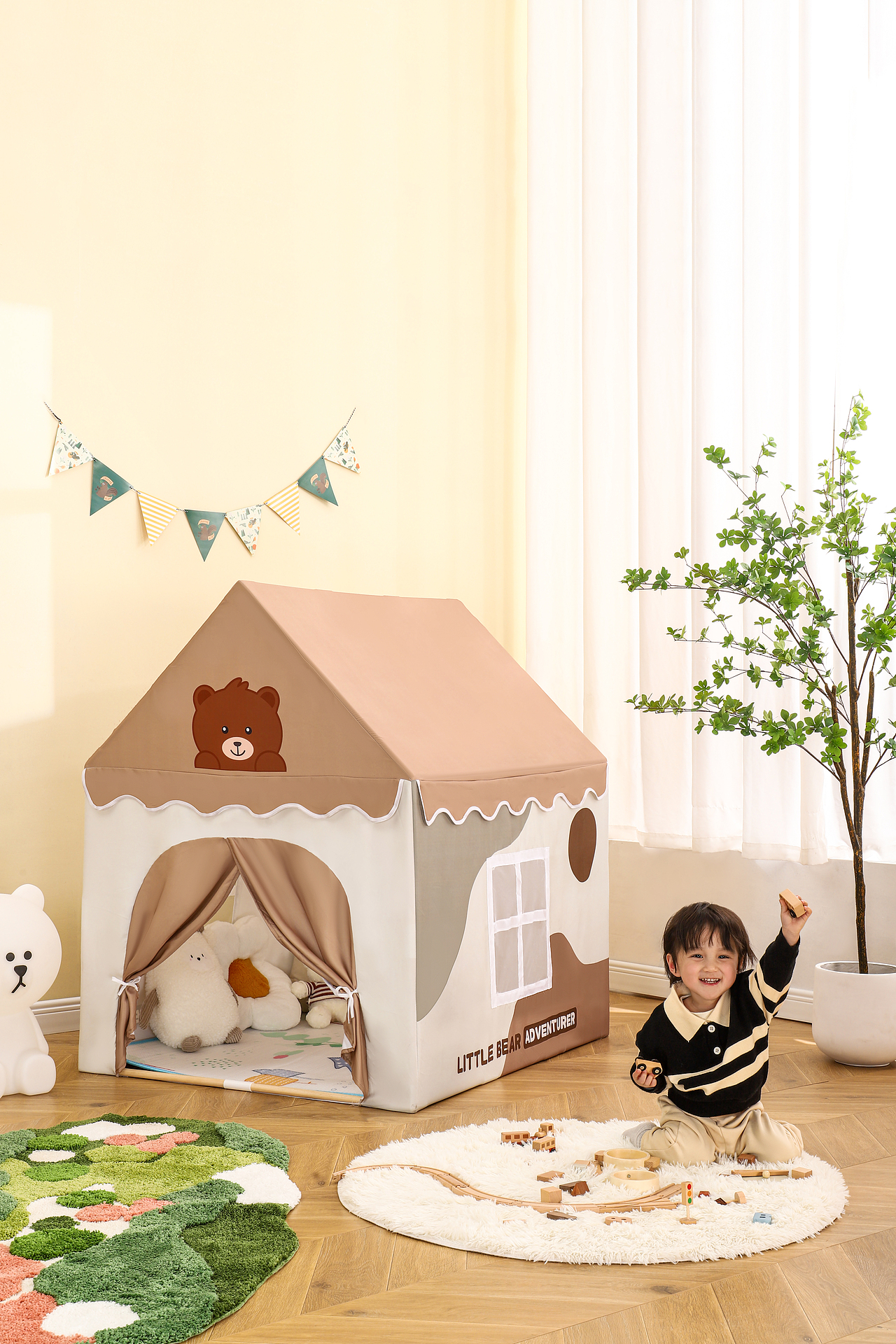 美滋熊 X 室内野营儿童帐篷X 摄影X 视频（图ZMzM4MzYxODg0） - 电商 - 站酷设计师陈梦遗原创素材 - 站酷ZCOOL