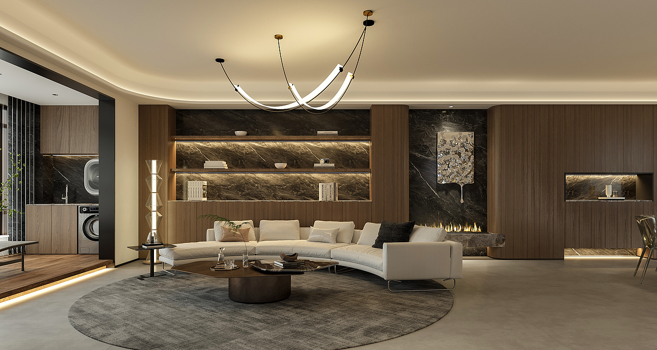 现代简约风格效果图表现