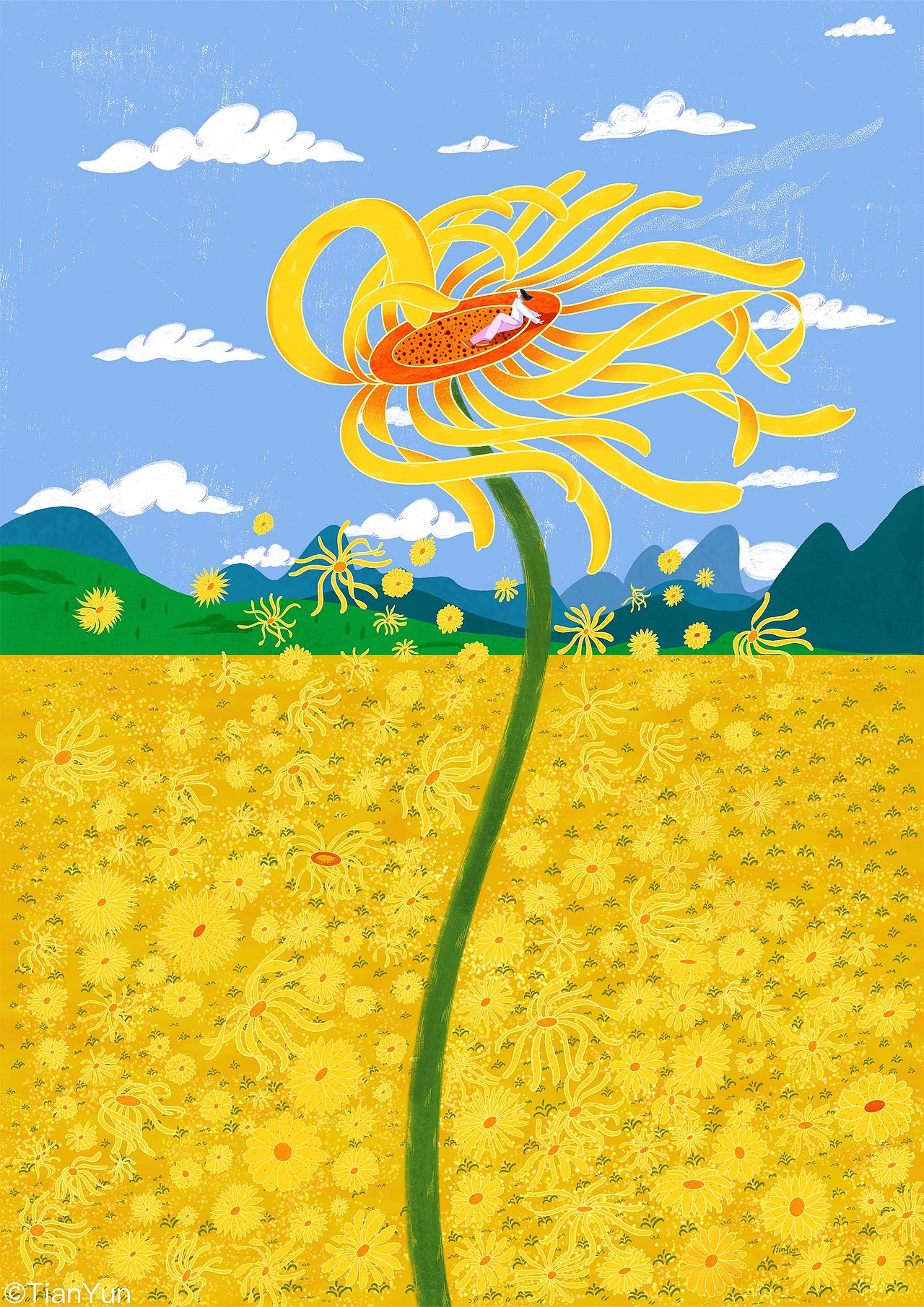 200幅作品计划（12/200）【花园人】（图ZMzAxNTE2NzMy） - 创作习作 - 站酷设计师天云Tianyun原创素材 - 站酷ZCOOL