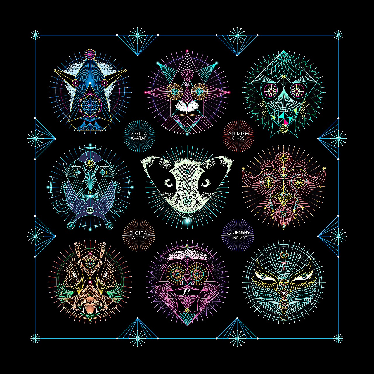 万物有灵01-49(图ZMzM1NTcyNzQ0) - 艺术插画 - 站酷设计师线体玩家林萌原创素材 - 站酷ZCOOL