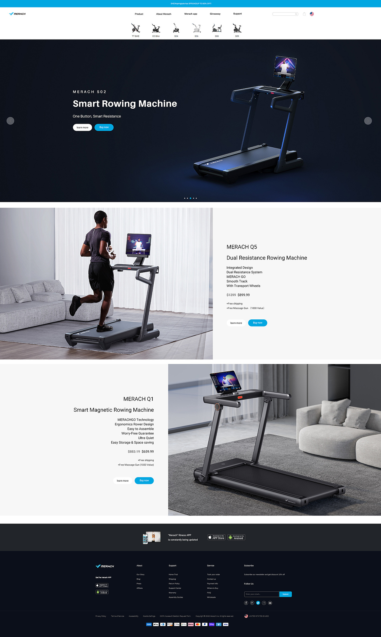 MERACH品牌shopify独立站banner网页设计UI设计(图ZMzYzNzAxMjA0) - 企业官网 - 站酷设计师wmgods原创素材 - 站酷ZCOOL