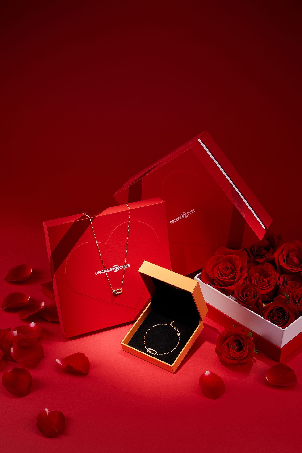 饰品礼盒创意拍摄