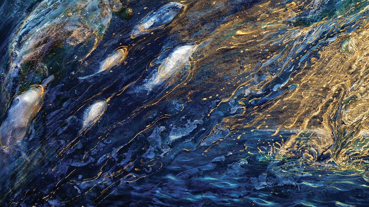 《海豚之歌》©Dali Wu,细节