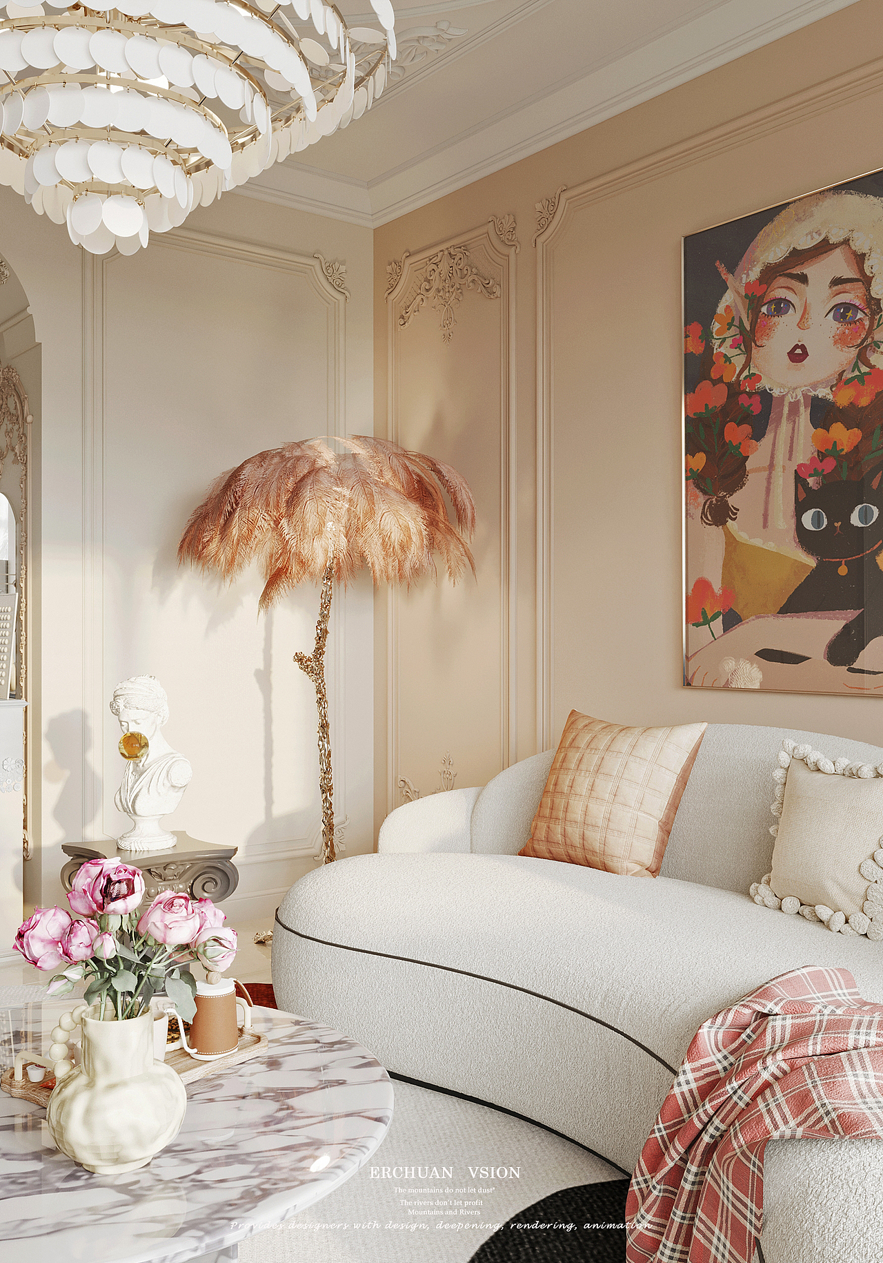 而川视觉丨意式轻法—绽放唯美空间