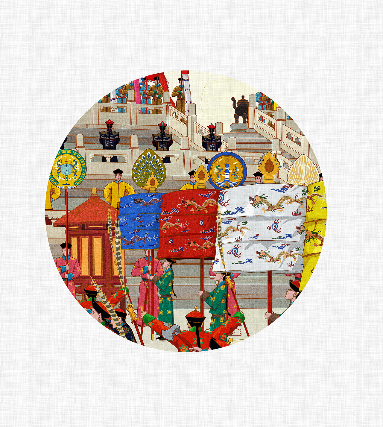 天坛祭天（图ZMzAxNDQxNDI4） - 商业插画 - 站酷设计师面涅原创素材 - 站酷ZCOOL