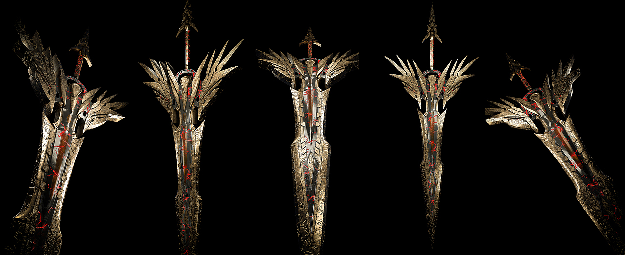 圣剑--pbr流程（图ZMzQ0ODMzMDAw） - 动画/影视 - 站酷设计师憨批玩CG原创素材 - 站酷ZCOOL