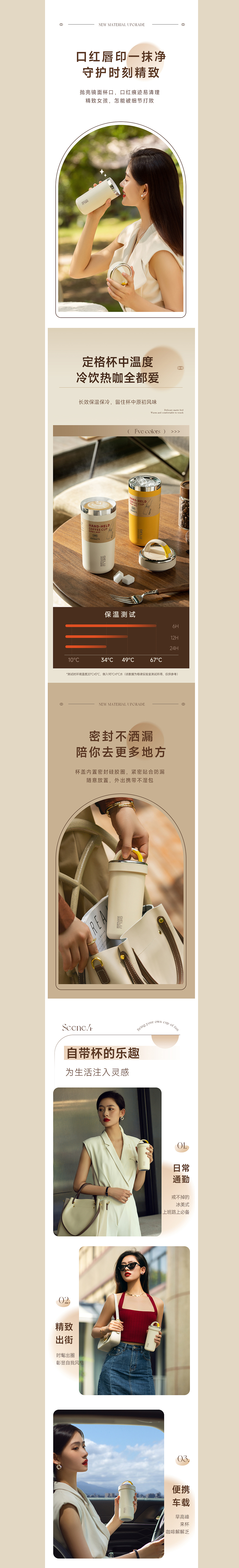 咖啡杯&保温杯X2款详情｜薄荷视觉（图ZMzIyODk5NDQ4） - 电商 - 站酷设计师bohe摄影视觉原创素材 - 站酷ZCOOL